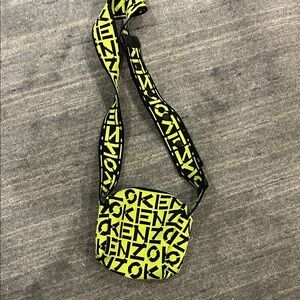 Yellow and Black Crossbody Bag